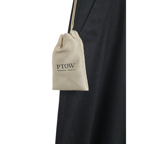 PTOW Womens Size US 14 EU 44 Wool Tiffany Trouser Career Office Capsule Black - Picture 3 of 12